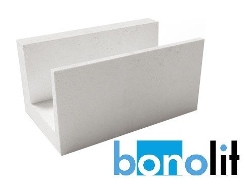 U-образный блок Bonolit г. Старая Купавна D500 500*250*500