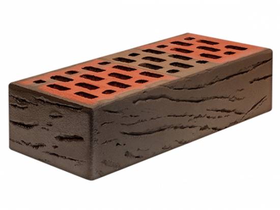 Облицовочный кирпич Магма Флэш-обжиг Антик пустотелый - 250x120x65 мм