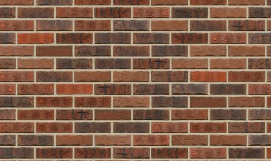 Кирпич клинкерный пустотелый Feldhaus Klinker K685 sintra ardor nelino рельефный, 215*102*65 мм