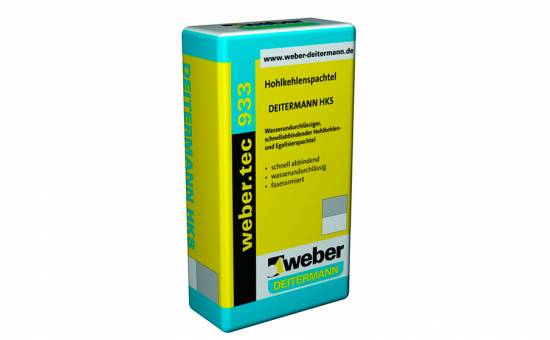 Цементный водонепроницаемый безусадочный раствор weber.tec 933, 25 кг