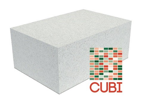 Газобетонный блок CUBI D400 B2,0 F100 625х250х300 ровный