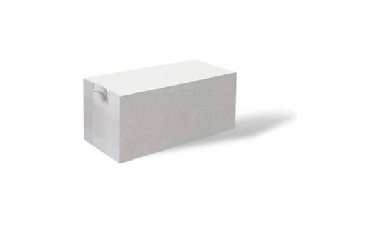 Газобетон с захватом для рук Aeroc Classic, D 500, 400*250*625 мм