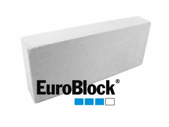Блок газобетонный перегородочный 600*300*100мм В 3,5 D 600кг/м3 EuroBlock