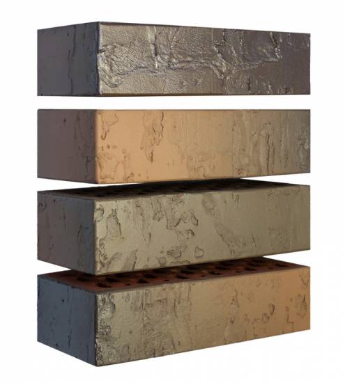 Кирпич керамический Флеш Сахара (250х120х65) Магма