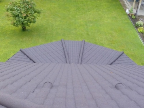 Композитная черепица Лист Luxard Roman бордо